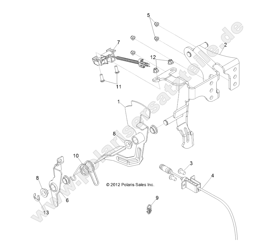 ENGINE, THROTTLE PEDAL