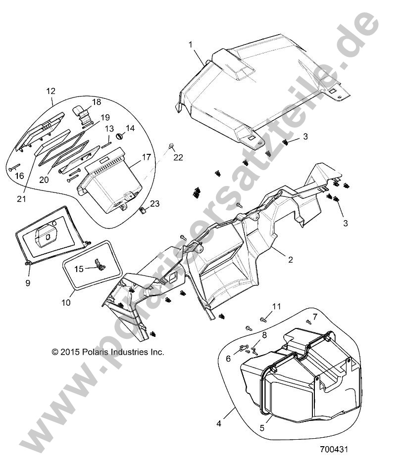 BODY, DASH AND GLOVEBOX