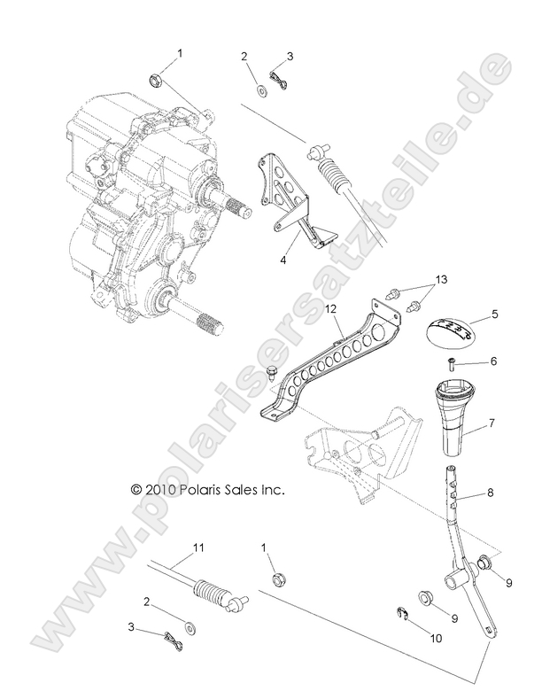 DRIVE TRAIN, GEAR SELECTOR
