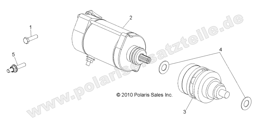 ENGINE, STARTING MOTOR