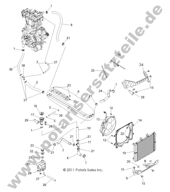 ENGINE, COOLING SYSTEM