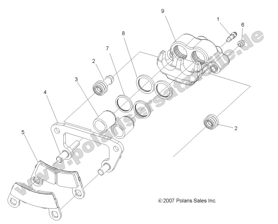 BRAKES, FRONT CALIPER