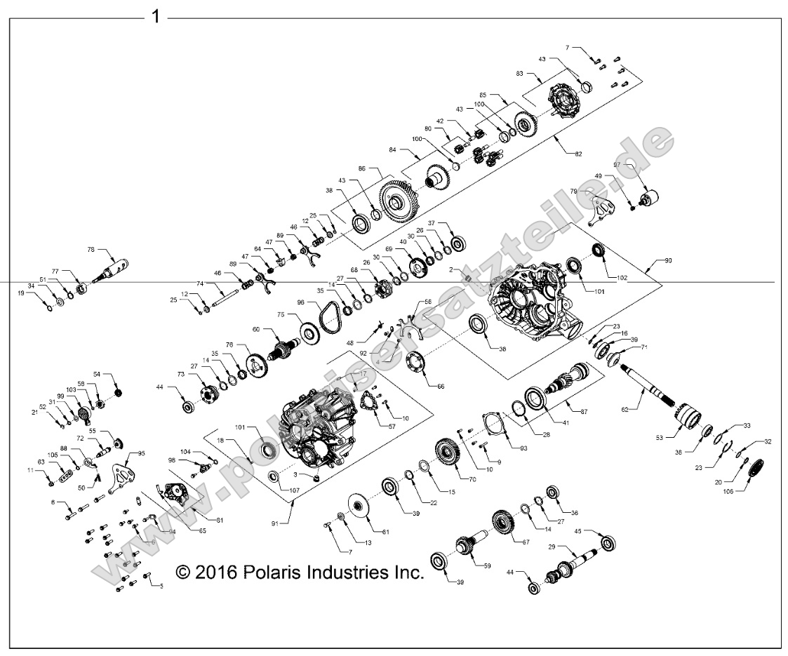Drive Train, Main Gearcase Internals