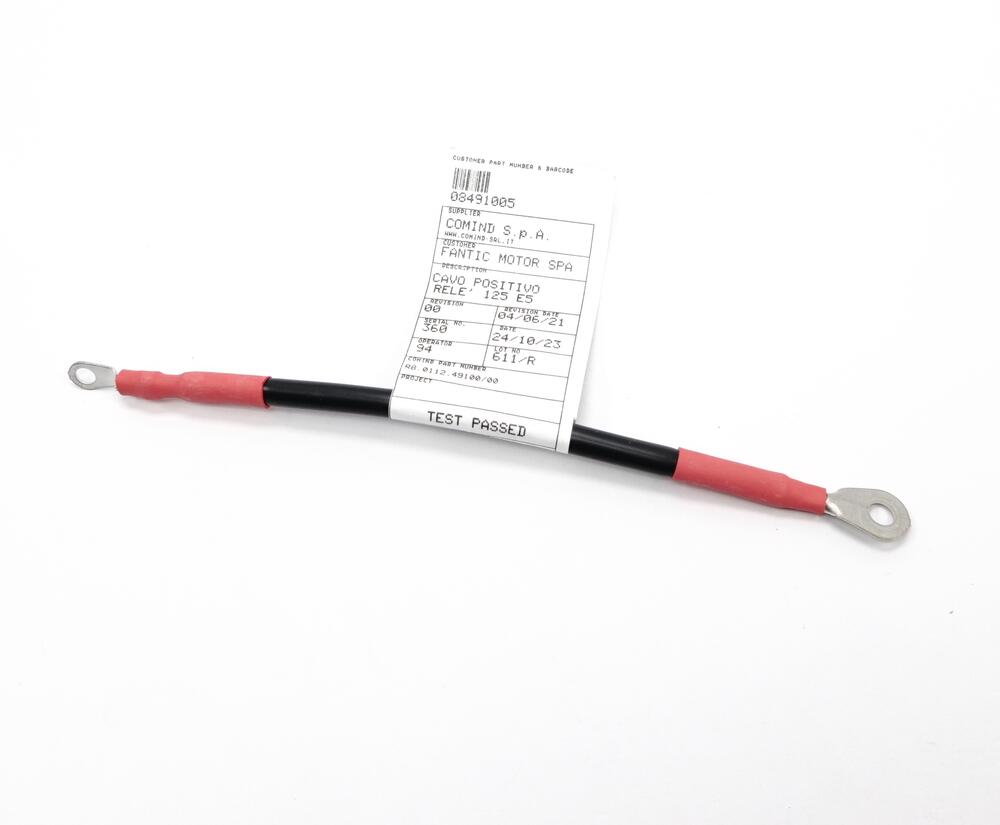 Fantic-Batteriekabel-von-Batterie-zum-Starterrelais-125-E5-08491005 Fantic Batteriekabel von Batterie + zum Starterrelais - 125 E5 - 08491005