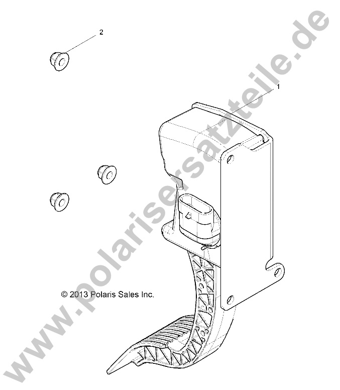 ENGINE, THROTTLE PEDAL