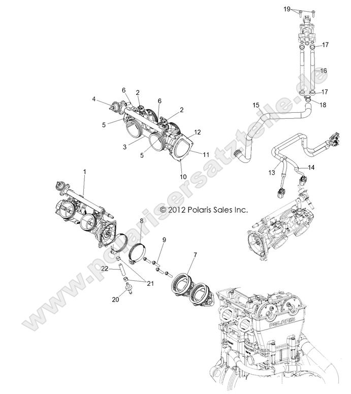 ENGINE, THROTTLE BODY and INJECTOR