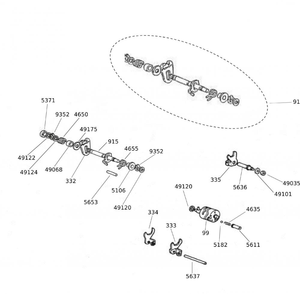 53113_55 Schaltwelle