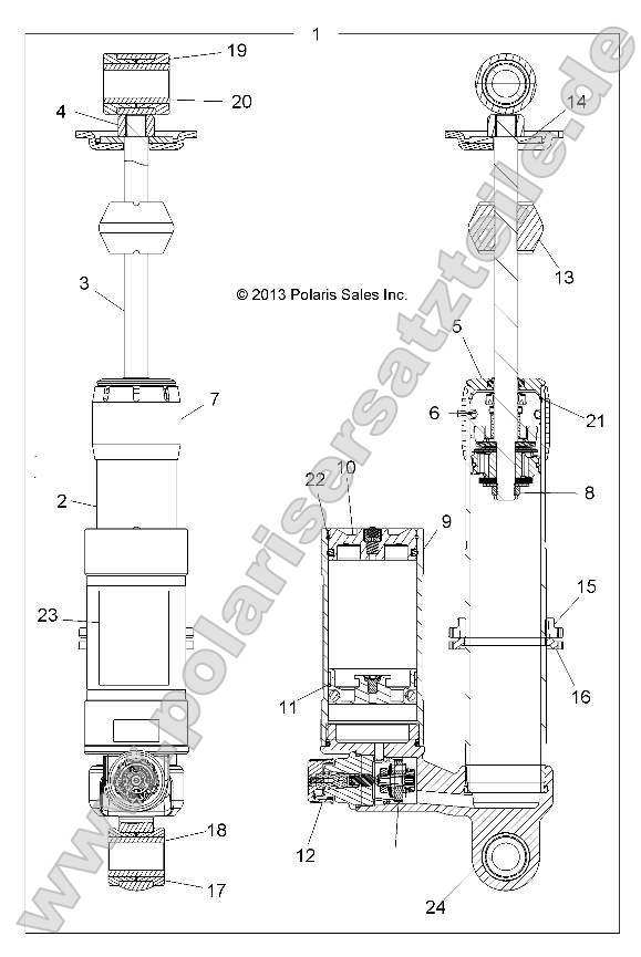 Suspension, Shock, Front
