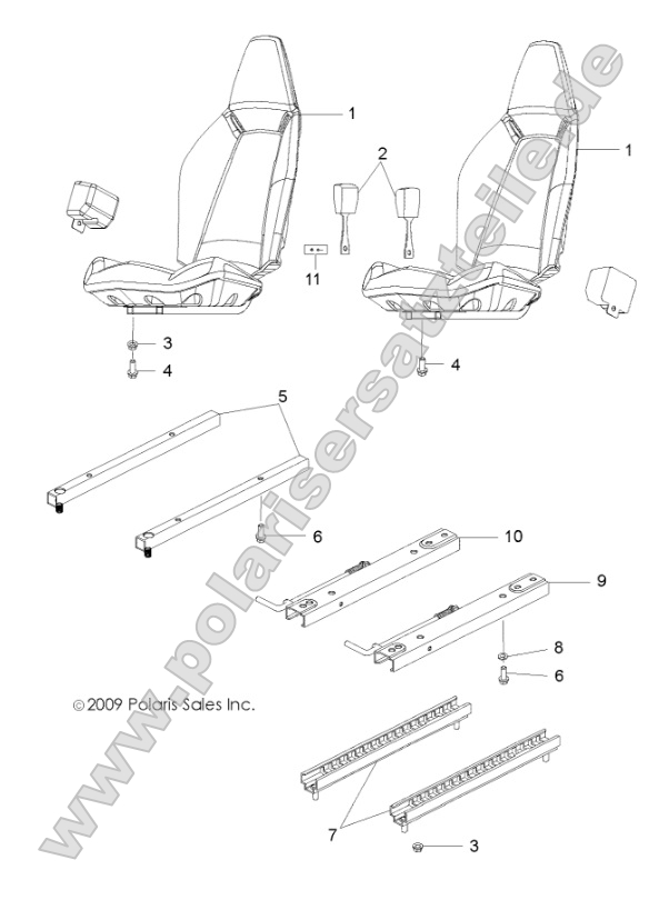 Body, Seat, Mounting and Belts