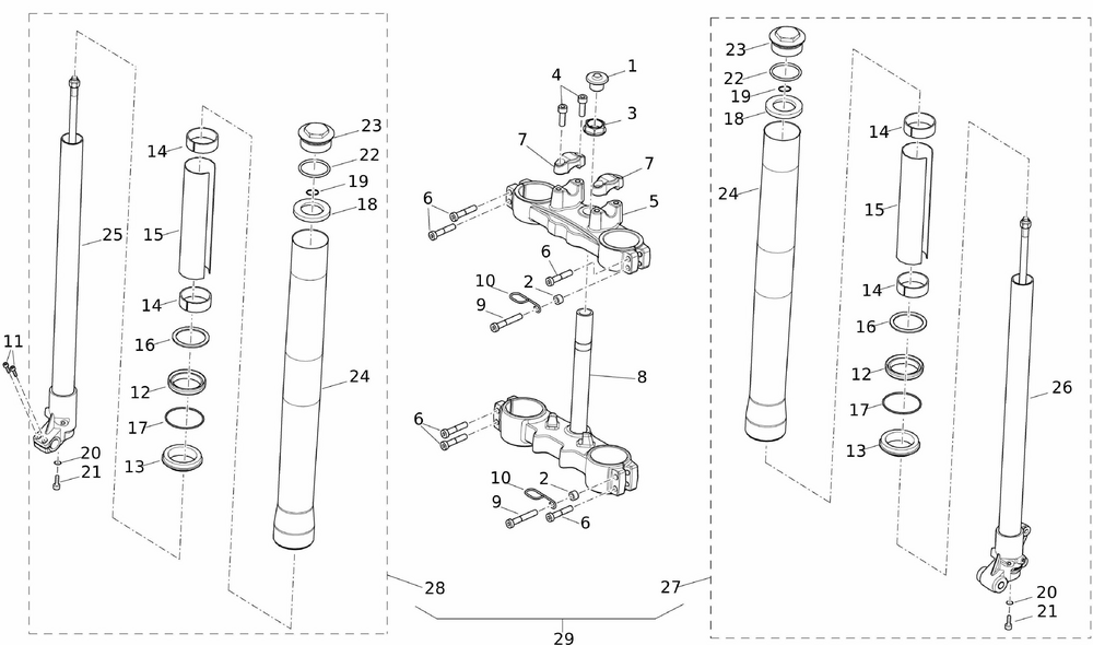 56288_0OTd5OPcvRziG0 Gabel vorne / Gabelbrücke Performance
