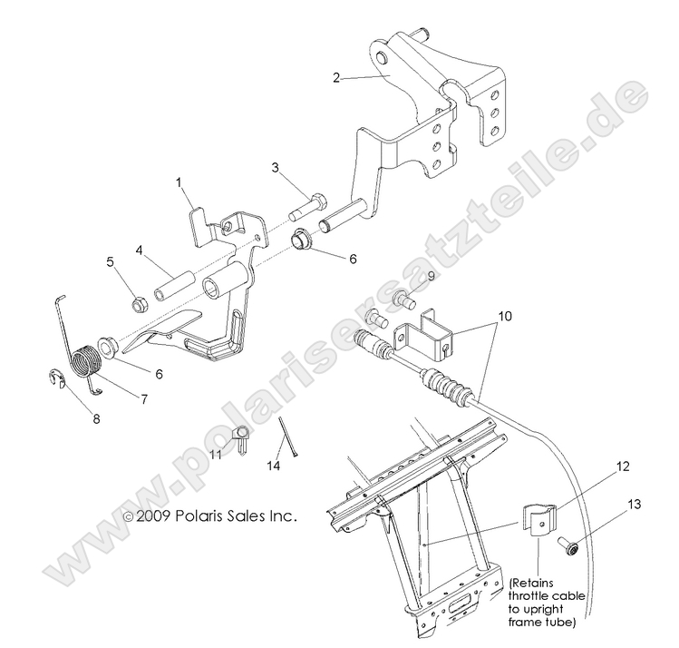 engine throttle pedal