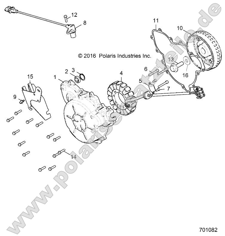 Engine, Stator and Flywheel