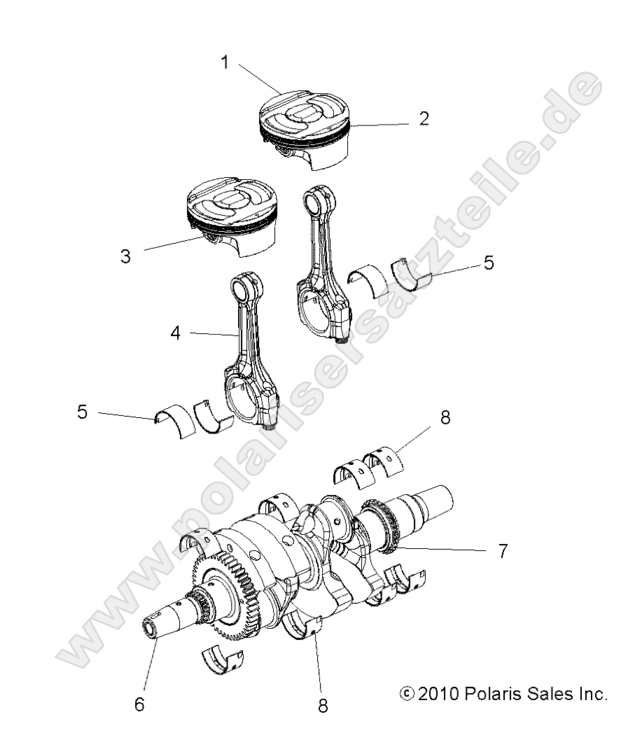 ENGINE, CRANKSHAFT and PISTON
