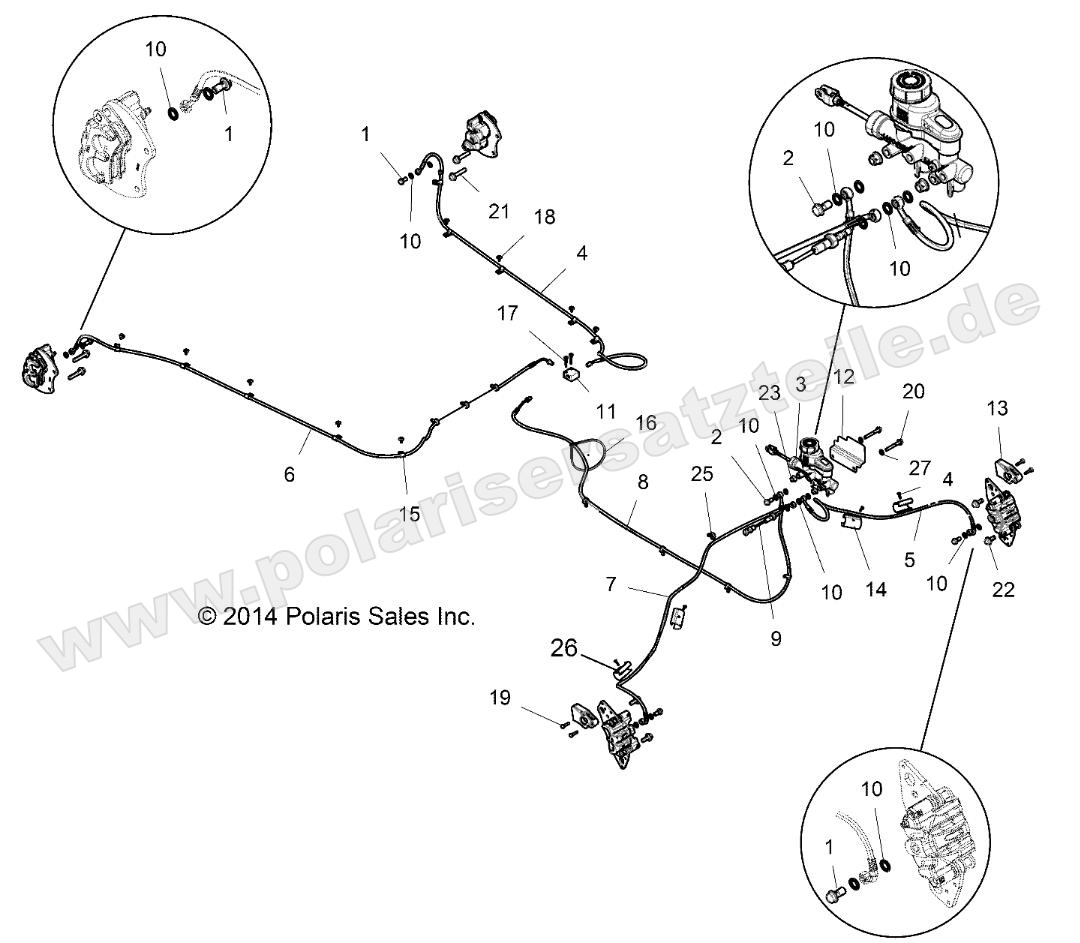 BRAKES, BRAKE LINES AND MASTER CYLINDER