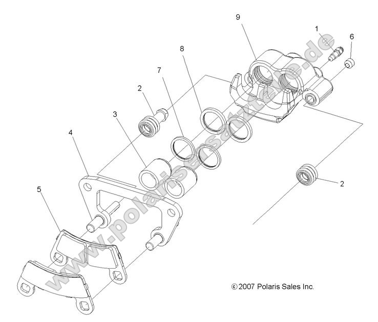BRAKES, FRONT CALIPER
