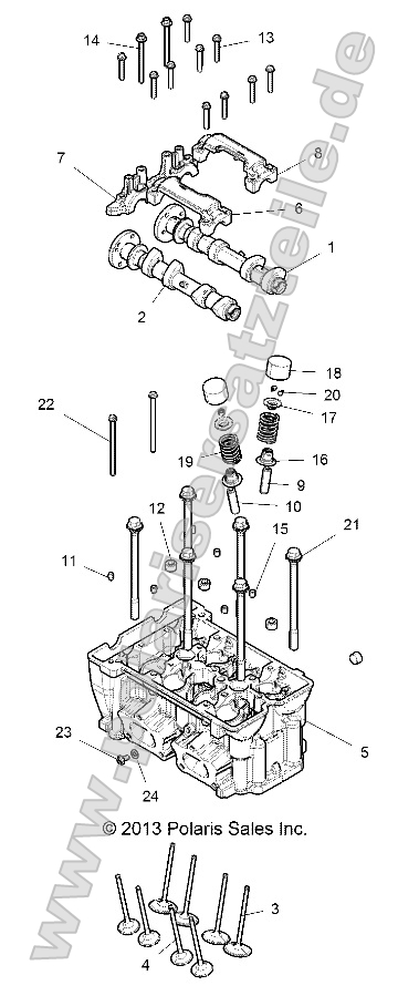 Engine, Cylinder Head and Valves