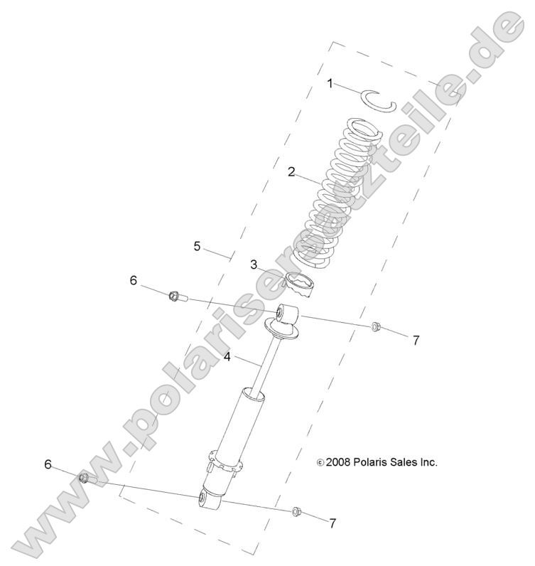 SUSPENSION, SHOCK, FRONT