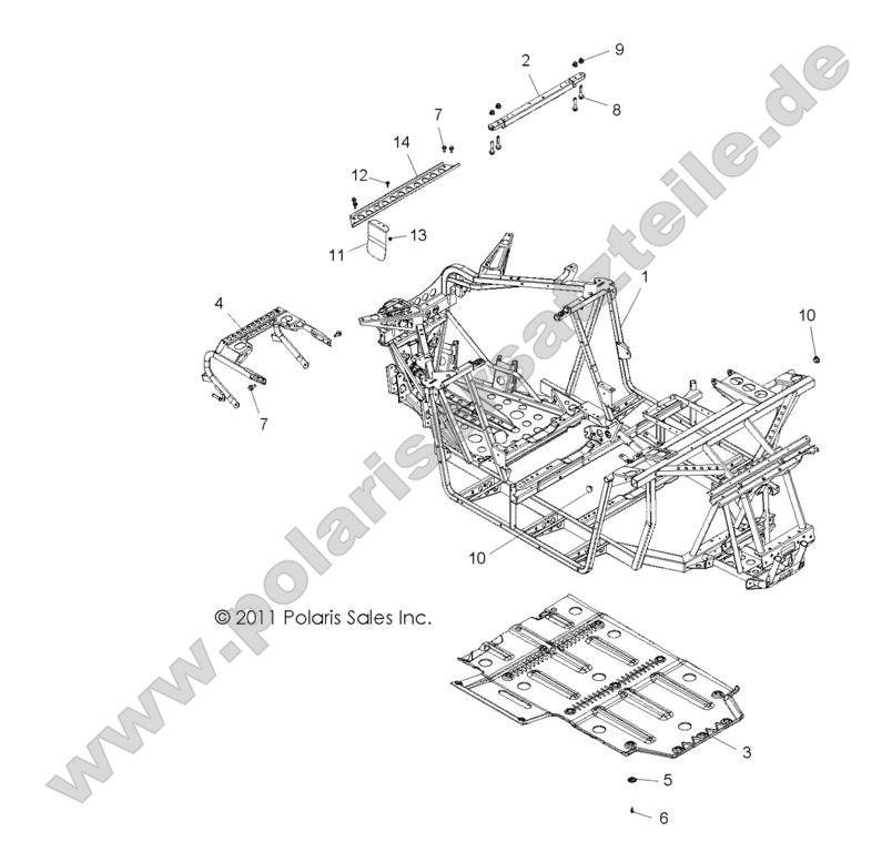 CHASSIS, MAIN FRAME and SKID PLATE