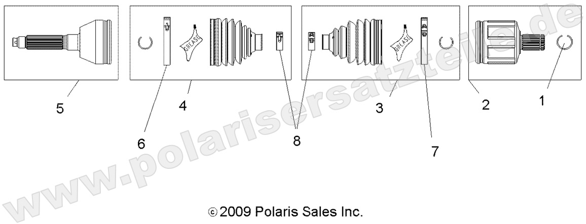 DRIVE TRAIN, FRONT DRIVE SHAFT