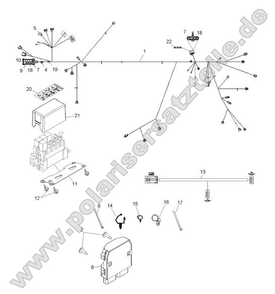 ELECTRICAL, WIRE HARNESS, EPS