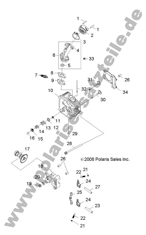 ENGINE, CYLINDER HEAD