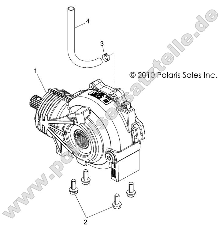 DRIVE TRAIN, FRONT GEARCASE