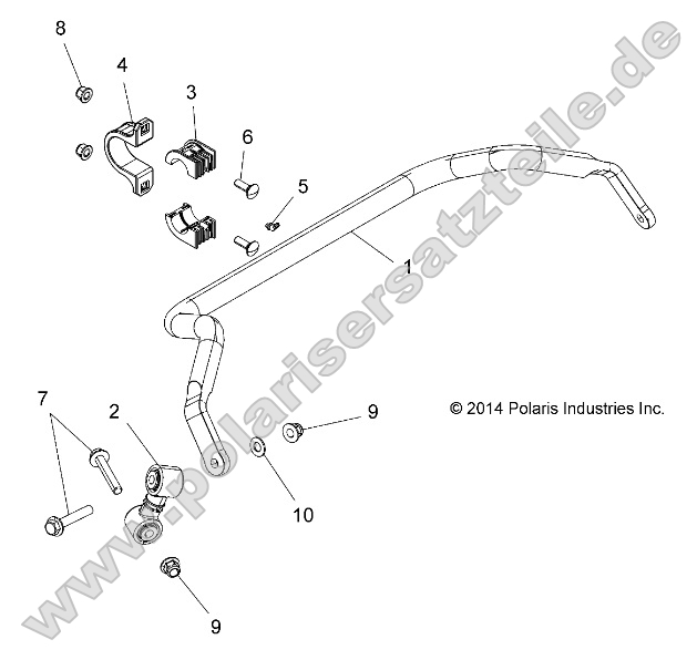 Suspension, Stabilizer Bar, Rear
