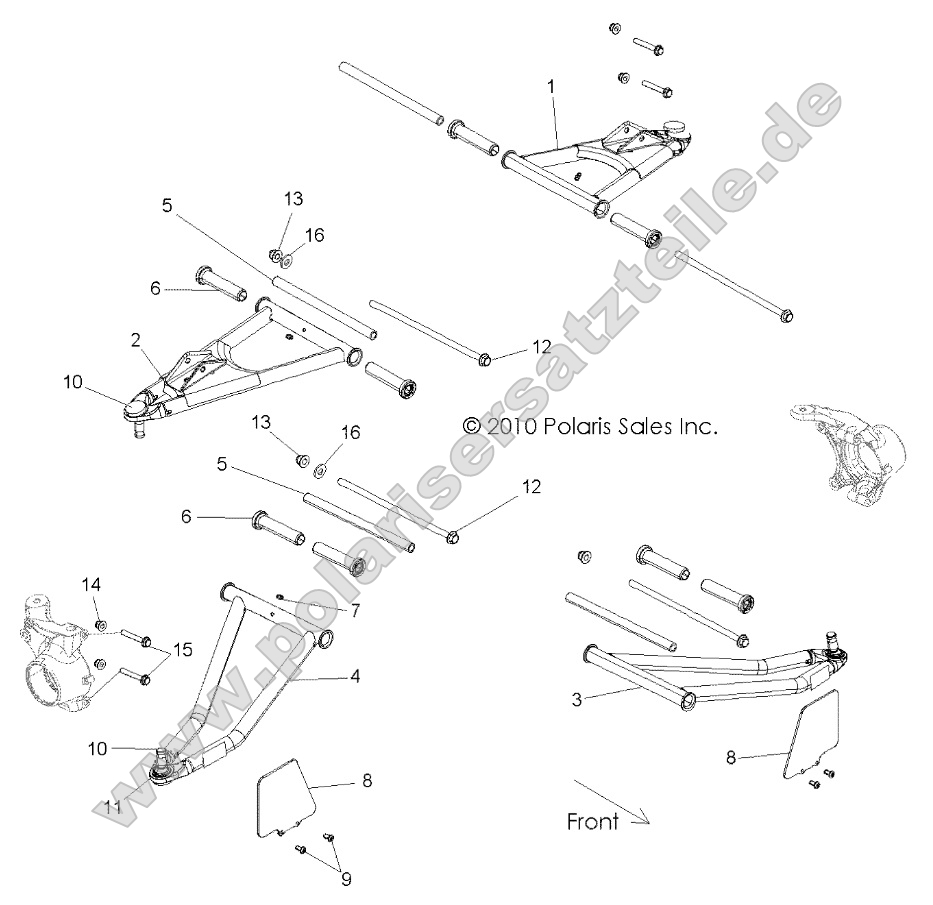 Suspension, Front Control Arms