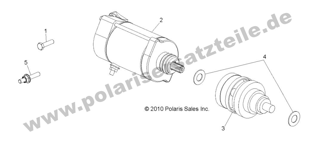 ENGINE, STARTING MOTOR