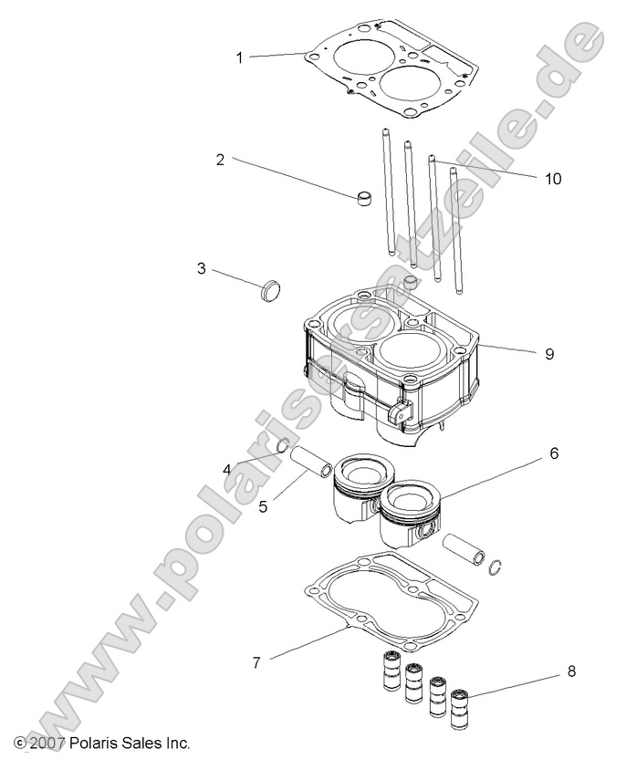 ENGINE, PISTON and CYLINDER
