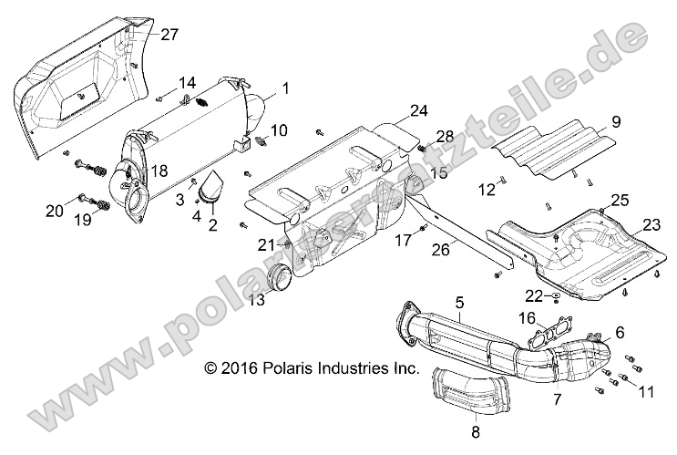 Engine, Exhaust System (701520)