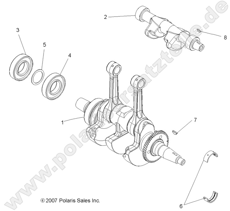 ENGINE, CRANKSHAFT and BALANCE SHAFT