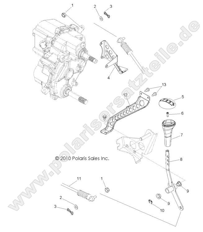 DRIVE TRAIN, GEAR SELECTOR