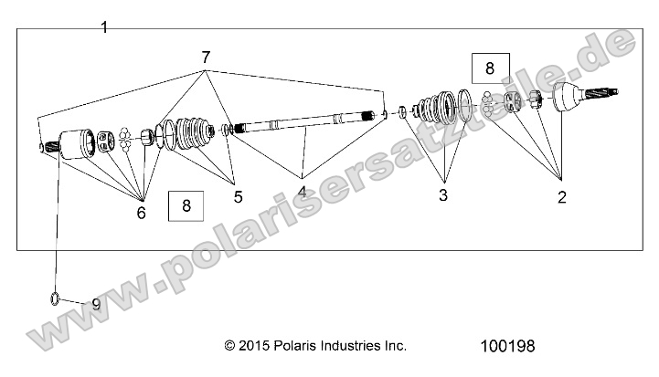 Drive Train, Front Half Shaft