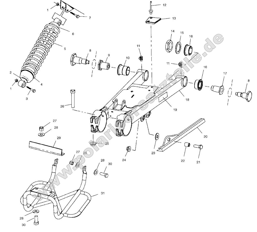 Swing Arm/Shock Mounting