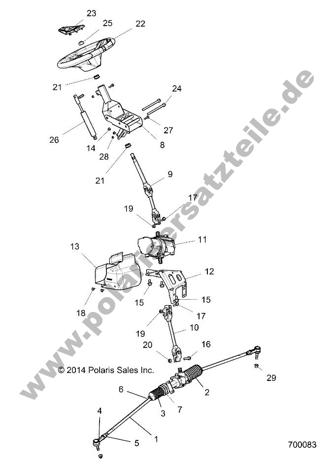 STEERING, STEERING ASM