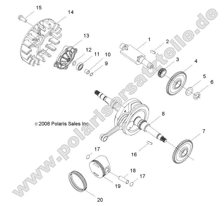 ENGINE, CRANKSHAFT and PISTON
