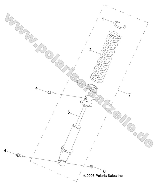 suspension shock rear