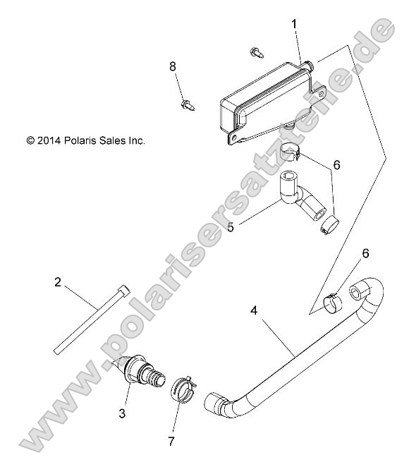 Engine, Breather Hose