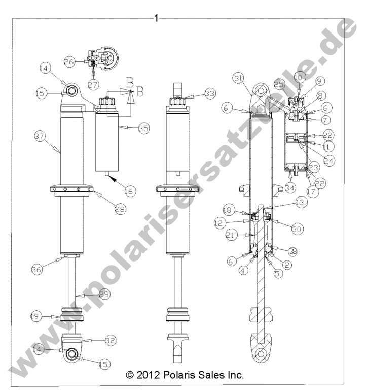 SUSPENSION, FRONT SHOCK (7043917)