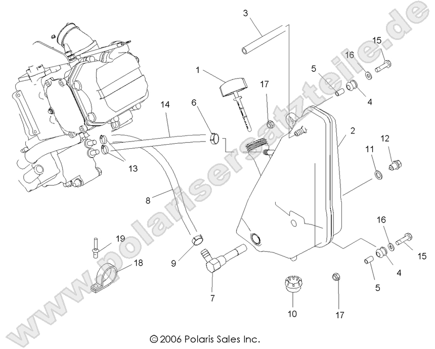 ENGINE, OIL SYSTEM and OIL TANK