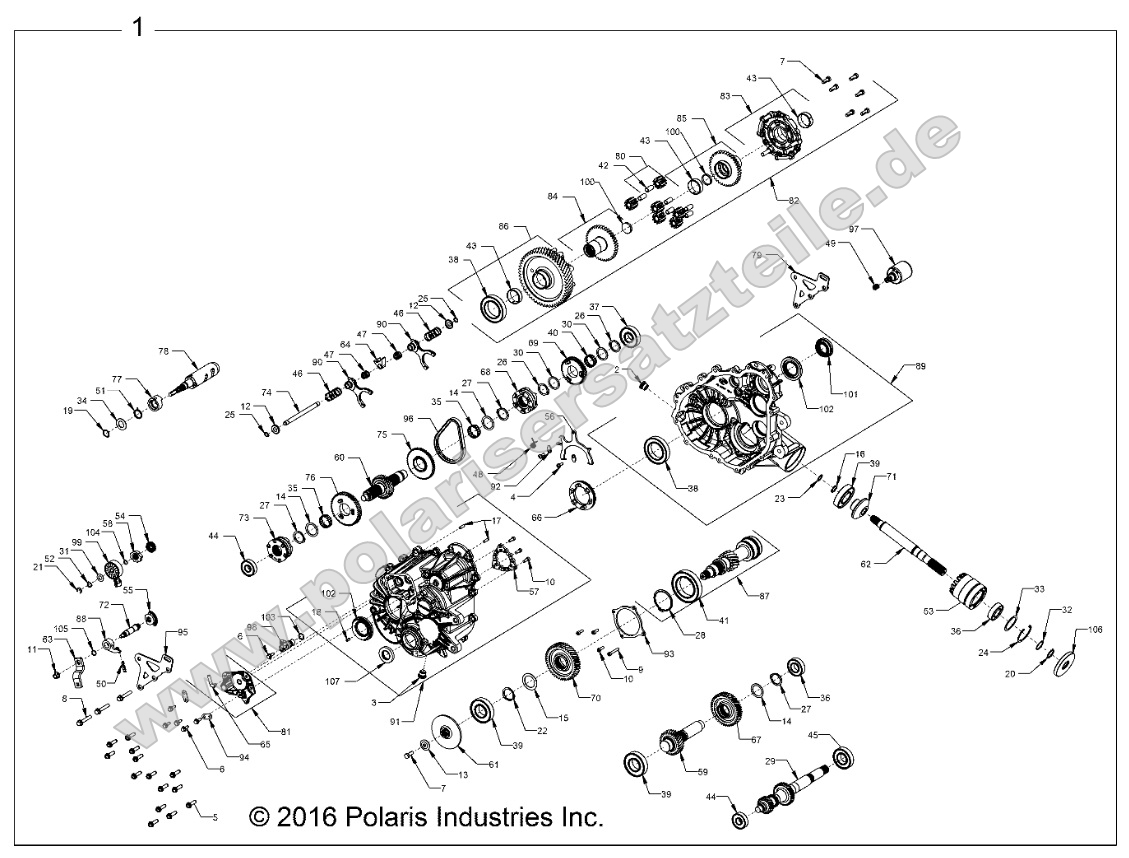 Drive Train, Main Gearcase Internals
