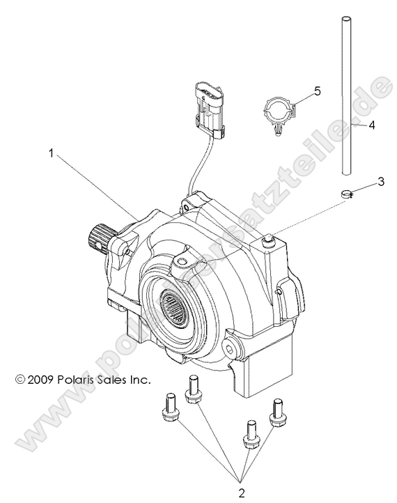 drive train front gearcase