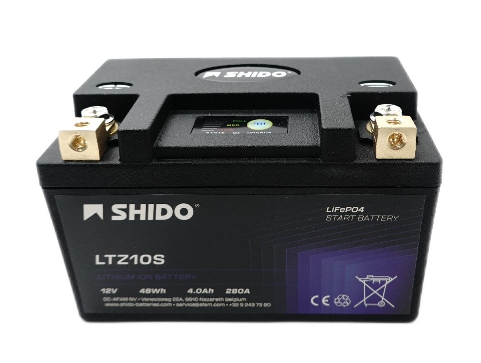 Shido LTZ10S Lithium Ionen Batterie 12V LiFePO4 (YTZ10S, TTZ10S) Shido LTZ10S Lithium Ionen Batterie 12V LiFePO4 (YTZ10S, TTZ10S)