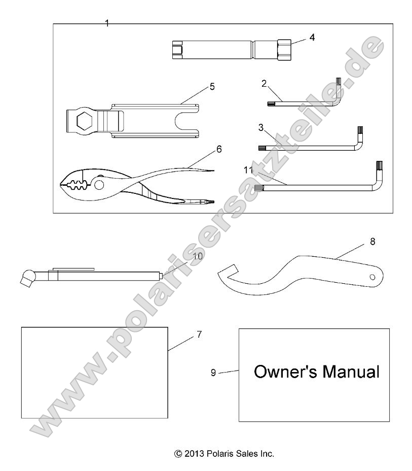 References, Tool Kit and Owners Manual