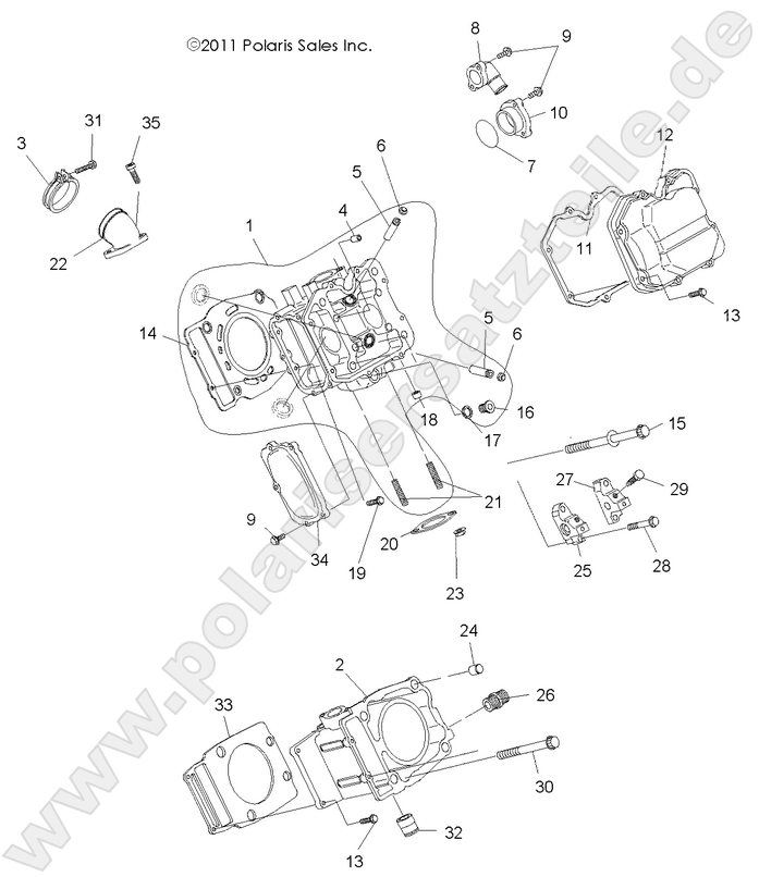 ENGINE, CYLINDER and HEAD