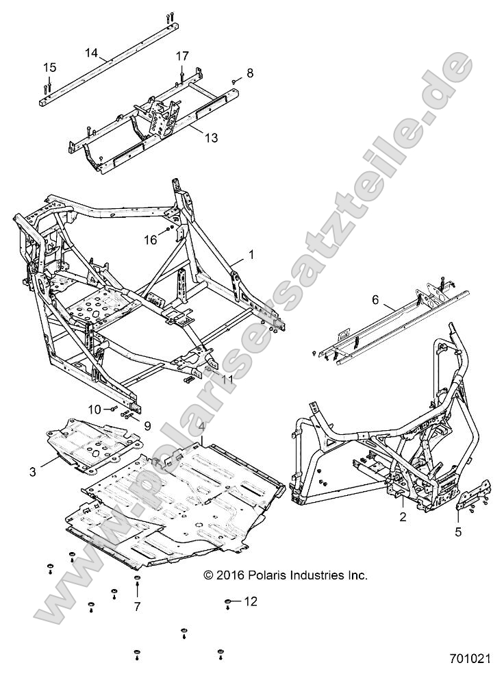 Chassis, Main Frame and Skid Plates