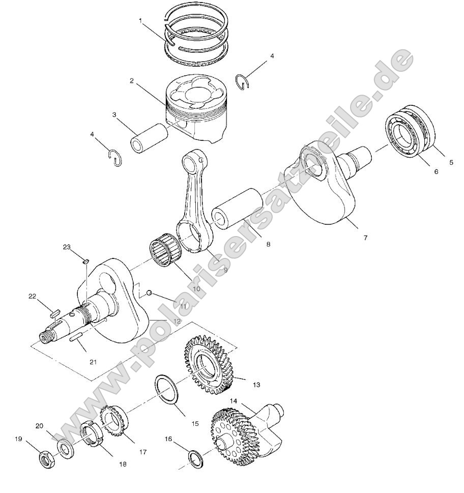 Crankshaft and Piston