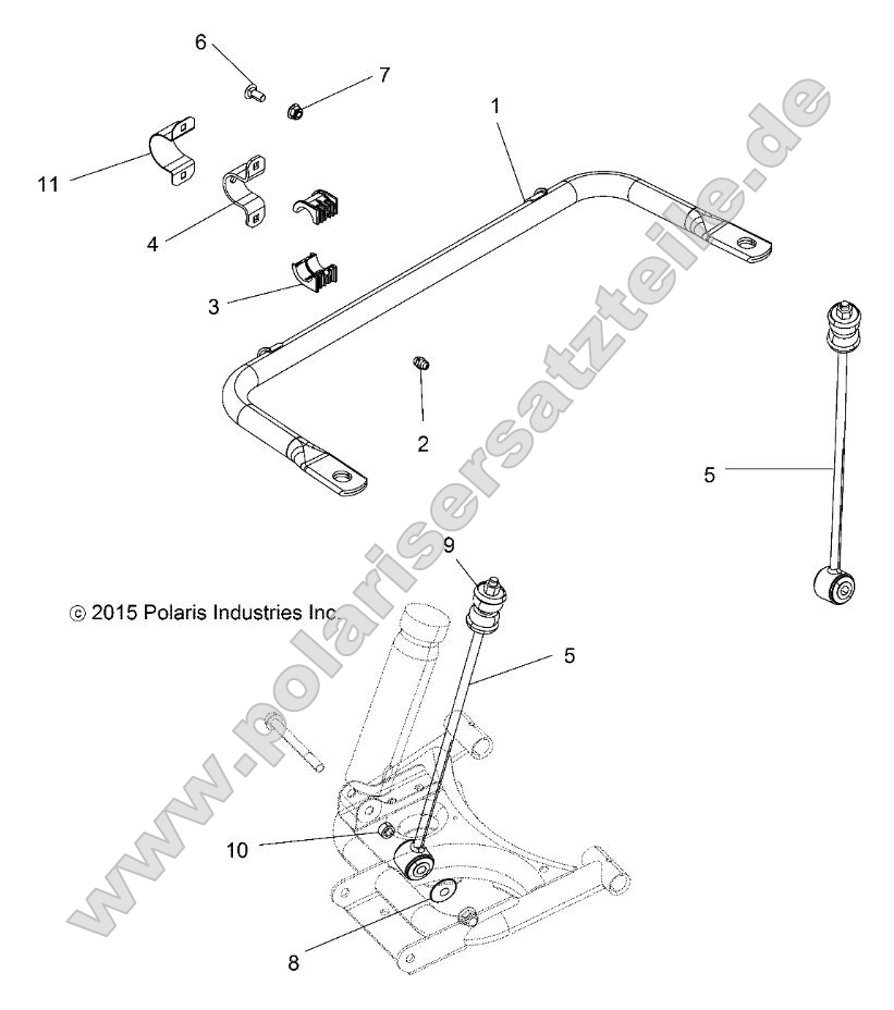 Suspension, Stabilizer Bar, Rear