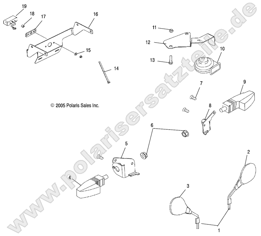 TURN SIGNALS/MIRRORS/HORN
